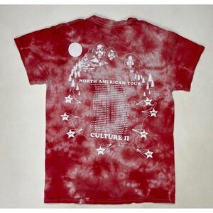 MIGOS Culture II 2 North America Tour 2018 T-shirt Women Small Red Tie Dye Music